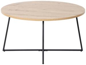 KONFERENČNÍ STOLEK, černá, dub artisan, kov, kompozitní dřevo, 80/80/42 cm Boxxx - Konferenční stolky