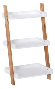 Set poličky a nosníků Naturel Home bílá/ořech mat 53,5x98x40 cm HOMEP3B