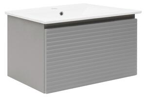 Koupelnová skříňka s umyvadlem Naturel Savona 98x43x44,8 cm šedá mat SAVONA100GM