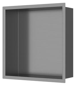 Vestavná polička SAT Aurum gun metal 33x33 cm SATAURN3030BGM