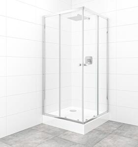 Set sprchového koutu a vaničky, čtverec 90x90 cm Multi Basic SIKOBKMUQ90CRT
