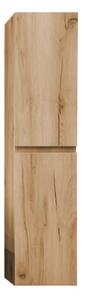 Koupelnová skříňka vysoká SAT B-WAY 30x133x35 cm dub mat BWAY35OAK