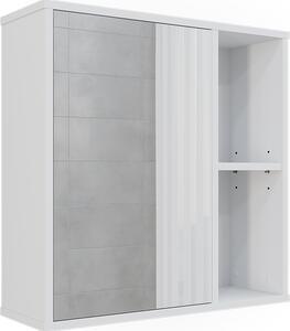 Koupelnová skříňka se zrcadlem Vicco Leano Bílá 60 x 60 cm, Model 52122