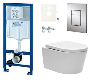 Cenově zvýhodněný závěsný WC set Grohe do lehkých stěn / předstěnová montáž + WC SAT Brevis SIKOGRSBR1S