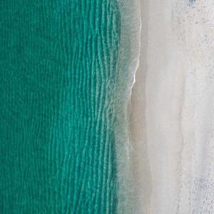 Ozdobný paraván Příroda mořské pláže - 145x170 cm, čtyřdílný, klasický paraván