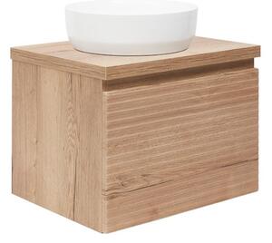 Koupelnová skříňka pod umyvadlo Naturel Savona 58x43x44,8 cm dub halifax mat SAVONA60DHD