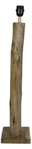 Dřevěná základna ke stojací lampě Eukalyptus - 15*15*70cm/ E27