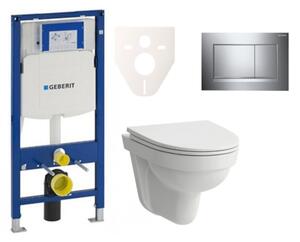Cenově zvýhodněný závěsný WC set Geberit do lehkých stěn / předstěnová montáž + WC Laufen Laufen Pro Nordic SIKOGES3H6