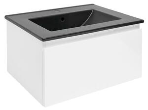 Koupelnová skříňka s umyvadlem SAT B-WAY 59x30x45 cm bílá lesk BWAY60WU4B