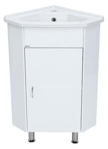 Koupelnová skříňka s umyvadlem Keramia Pro 57,3x41 cm bílá PRORSDV