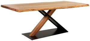 JÍDELNÍ STŮL, akácie, černá, barvy akácie, 200/100/76 cm Linea Natura