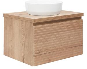 Koupelnová skříňka pod umyvadlo Naturel Savona 78x43x44,8 cm dub halifax mat SAVONA80DHD