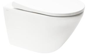 WC závěsné VitrA Integra Rim-Ex včetně sedátka se soft close, zadní odpad 7041-003-6285