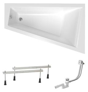 Asymetrická vana Laguna Idea Plus 160x100 cm akrylát pravá SIKOID1600PAPN