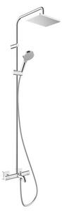 Sprchový systém Hansgrohe Vernis Shape na stěnu s termostatickou baterií chrom 26098000
