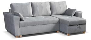 Rohová sedačka Manimi (šedá) (P). Akce -20%