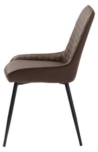 Tmavě hnědá jídelní židle Milton – Unique Furniture