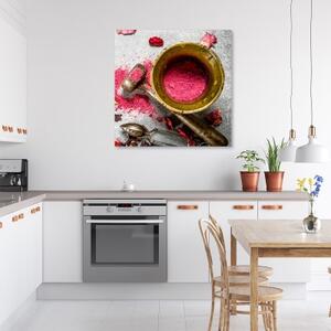 Obraz na plátně, Růžový prach - 30x30 cm