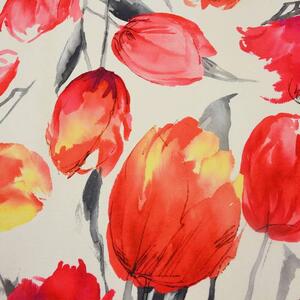 Metráž dekorační látka - Oxa 32011-004 - Tulipány oranžové