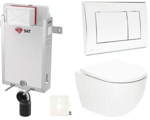 Závěsný WC set k zazdění SAT Fusion SIKOSZTORFU21