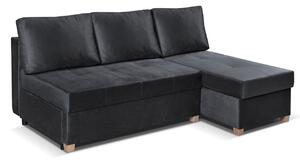 Rohová sedačka Manimi 03 (černá) (P). Akce -20%