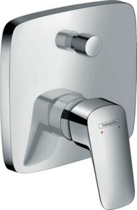 Sprchová a vanová baterie Hansgrohe Logis bez podomítkového tělesa chrom 71407000