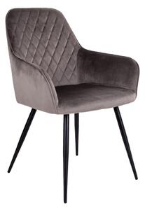 House Nordic Jídelní židle Harbo (Židle z houbového sametu s černými nohami\nHN1208)