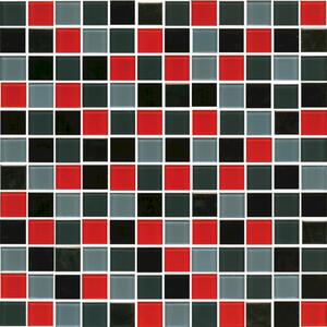 Skleněná mozaika Premium Mosaic vícebarevná 30x30 cm lesk MOS25MIX9