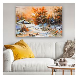 Skleněný obraz 100x70 cm Winter – Wallity