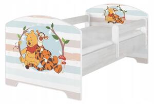 Dětská postel Disney - MEDVÍDEK PÚ A TYGŘÍK 180x80 cm