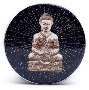 Hrnek s víčkem a sítkem - Buddha - porcelán