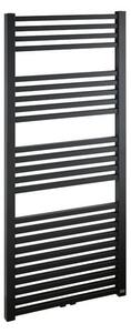 Radiátor kombinovaný Isan Quadrat 150,5x60cm středové připojení černá matná DQUA15050600CSMS