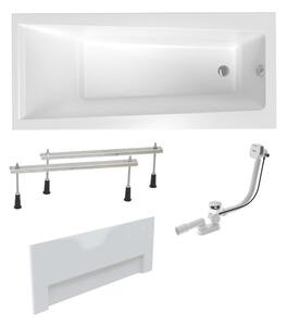 Obdélníková vana Laguna Idea Plus 170x75 cm akrylát levá i pravá SIKOID1700APNPC