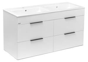 Koupelnová skříňka s umyvadlem Jika Plan 120x44,1x62,2 cm bílá H4536621763001