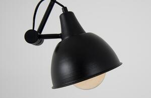 Nordic Design Černé kovové závěsné světlo Cobain Suspension 18 cm