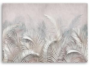 Obraz na plátně, 3D palmové listy - 60x40 cm
