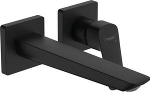 Umyvadlová baterie Hansgrohe Logis bez podomítkového tělesa 100 mm matná černá 71256670