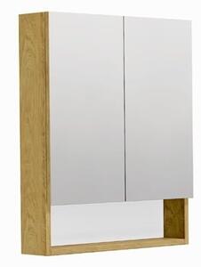 Zrcadlová skříňka SAT Cubeway 60x14x72 cm lamino dub hickory GALCU60DH