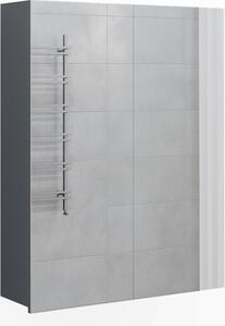 Koupelnová zrcadlová skříňka Vicco Fredd Antracitový vysoký lesk 60 x 77 cm, Model 29929