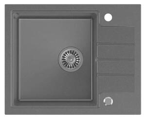 Dřez Quadron PETER116 černá nerez elem HCQP6250CZK