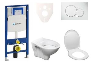 Cenově zvýhodněný závěsný WC set Geberit do lehkých stěn / předstěnová montáž + WC Ceramia S-Line Pro 111.300.00.5ND1