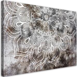 Obraz na plátně, Abstrakt Mandala - 90x60 cm