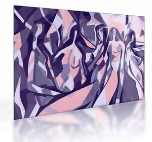 Skleněný obraz - Abstraktní ženy (70x50 cm)