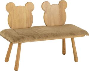 OnaDnes -20% Dřevěná dětská lavice J-line Barnos 90 cm