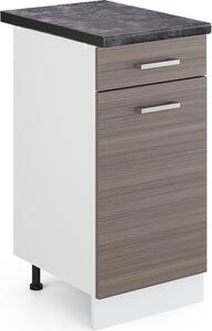 Spodní skříňka kuchyňské linky Vicco R-Line Ušlechtilá šedá 40 cm , PD Antracit, Model 45515