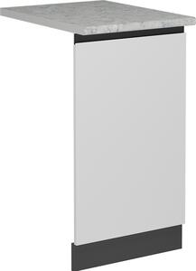 Čelní panel myčky Vicco R-Line Bílá 45 cm s pracovní deskou, Model 55111
