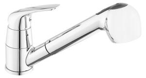 Dřezová baterie S-Line Pro s vytahovací sprškou, 2 proudy chrom SIKOBSLPRO283