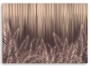Obraz na plátně, Exotické 3D palmové listy - 60x40 cm