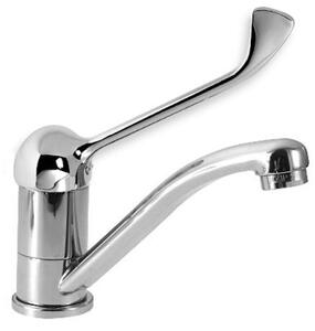 Dřezová baterie Novaservis Metalia 55 s otočným ramínkem chrom 55096L.0