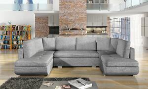 Rohová sedací souprava ve tvaru U Arleen U (světle šedá)
